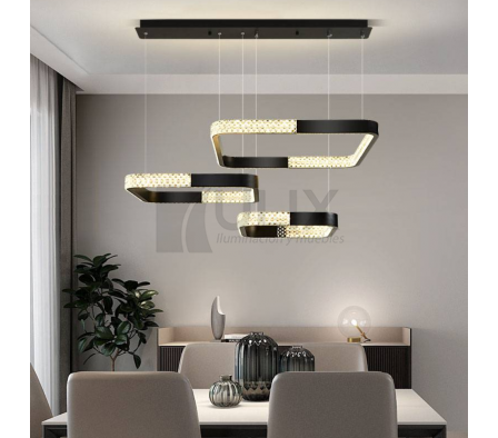 COLG. LED TRIPLE CUADROS NG BASE LINEAL 3T M672-A25