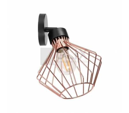 APLIQUE VINTAG. 1L COBRE TIPO ROMBO BN5333