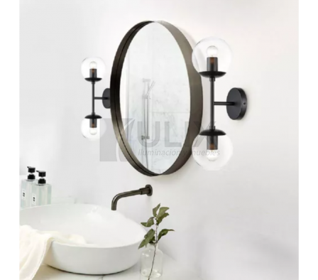 APLIQUE 2L NG GLOBO BLANCO EN EXTREMOS BN6392-B