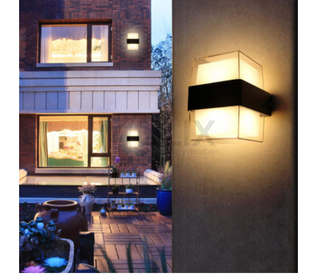 APLIQUE LED BIDIR. NG TIPO CUBO 10W 3000K EC22293