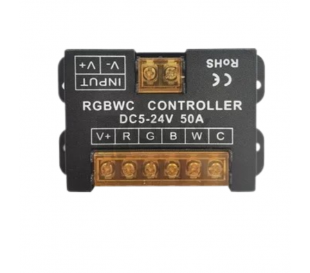 CONTROLADOR P/ SPOT DE PISCINA RGB + BL + CAL DC5-24V 50A