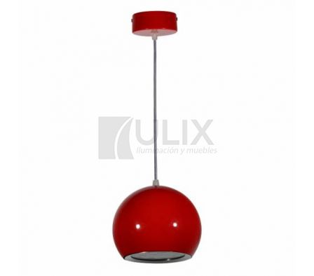 PDL02 COLGANTE 18W  ROJO L/CALIDA