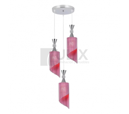 COLGANTE 3L BASE RED. ROSADO BN5866
