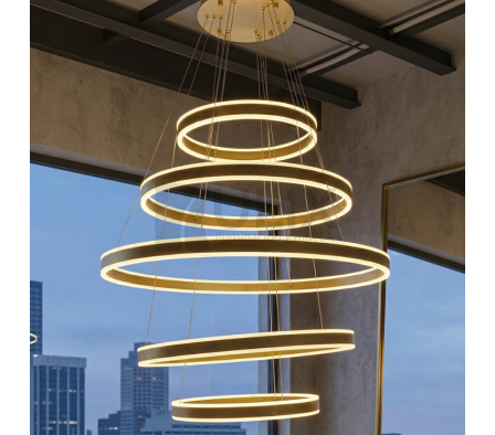COLGANTE 5 AROS LED