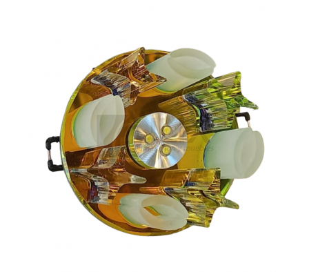 MB356 SPOT DE CRIS 3LED BL Y COLOR OFERTA