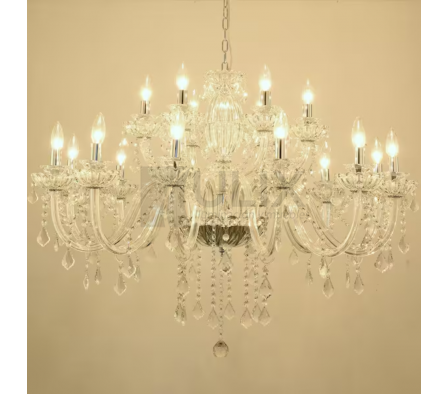 COLGANTE 15L E14 TIPO ARAÑA C/ CRISTALES