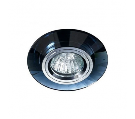 SBT08 SPOT DE CRISTAL REDONDO AZUL OFERTA