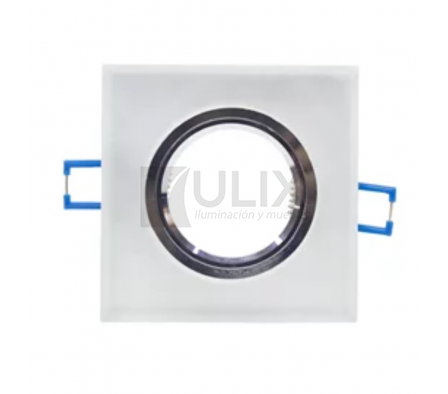 SBT82 SPOT CRISTAL CUADRA.  BLANCO OFERTA