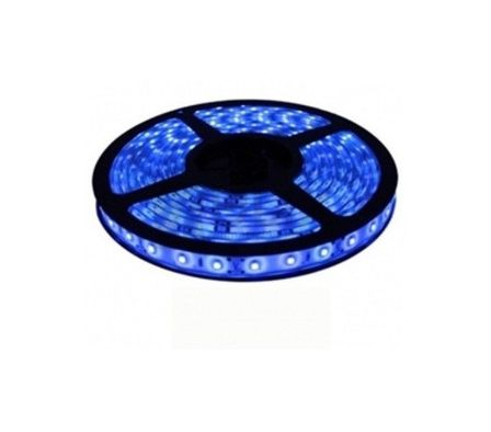 CINTA LED 5050 C/ 60 AZUL C/ SILICONA