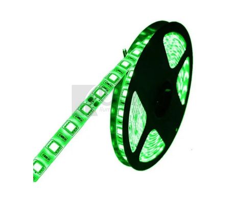 CINTA LED 5050 C/60 VERDE C/SILIC.