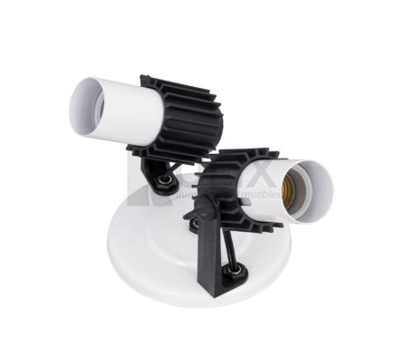 SPOT 2BRAZO BLAN E27