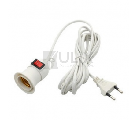 PROLONG.7,5MT C/ PORTALAMP. E27