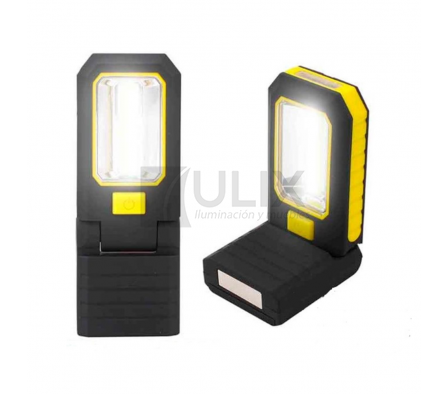 LINTERNA  EMERG.1+3 LED COB. C/IMAN