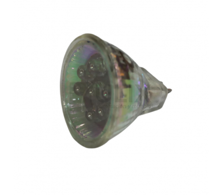 19M LAMPARA MR11 ROJO OFERTA