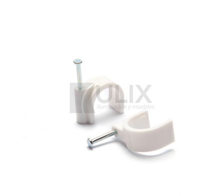 SOPORTE P/ CABLE 8MM PAQUETE 30UNID.