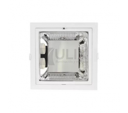 8069 SPOT DE EMB. CUADRADO BLANCO F 2xE27