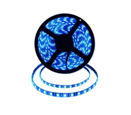 CINTA LED 5050 C/ SILI  AZUL 24V