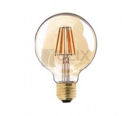 LAMPARA LED VINTAGE G80 4W E27 2700K EC21608
