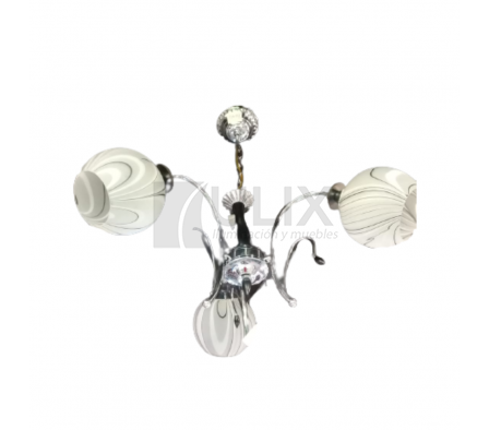 COLGANTE 3 LUCES C/TUL 83635