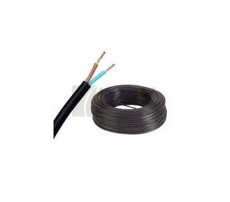 CABLE CORDON 2X1MM INPACO NEGRO