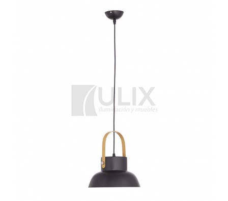 COLGANTE METAL 697/1 NEGRO  GL