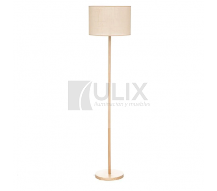 VELADOR DE PIE SIMPLE CON BASE Y PANTALLA GL