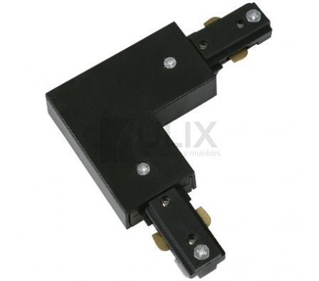 CONECTOR L CARRIL NEGRO PARA RIEL