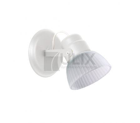 SPOT 1L E27 C/ TULIPA BLANCO 8348