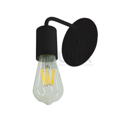 APLIQUE 1L TEXT IMOLA NEGRO 7792 FERRO