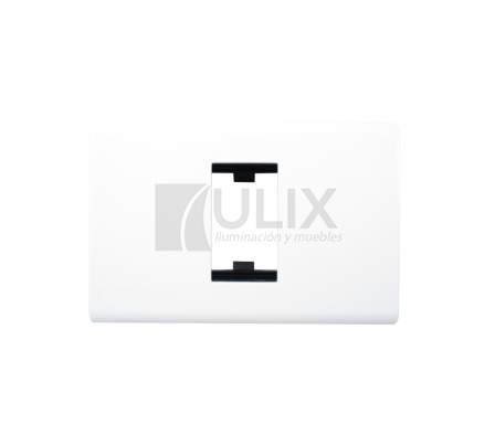 PLACA DE 1 MOD BLANCO DUOMO CONATEL