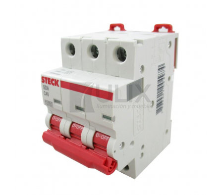 DISYUNTOR DIN 3X40A 6KA CURCA C STECK