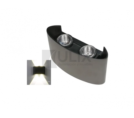 APLIQUE DE PARED BK 4W 21563 LUZ BLANCO