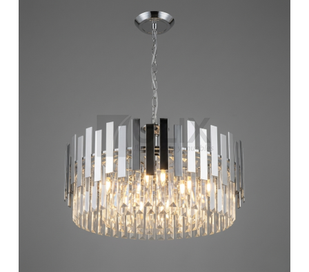 COLGANTE ASPEN 6 LUCES PLATIL