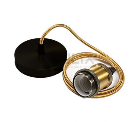 COLGANTE 1L E27 SOLO PORTALAMP COBRE S6012GLD