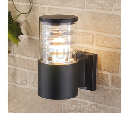 APLIQUE DE 1 LUZ E27 1167 NEGRO CILINDRO