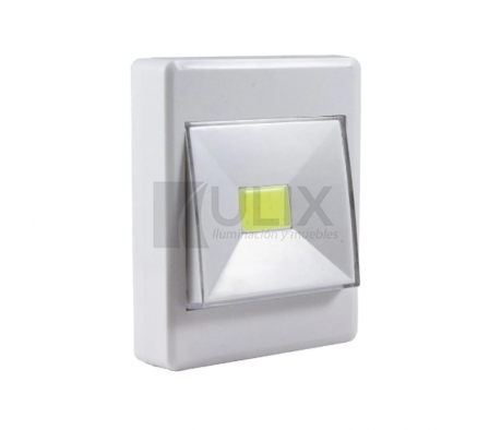 INTERRUPTOR LED A PILA 3W L/BL