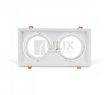 SPOT CUAD. DOBLE MR16 BL M517-02A