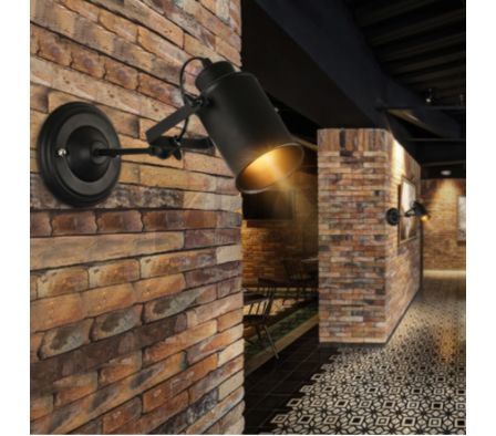 SPOT 1L E27 METAL NEGRO CONICO LP-S32-02