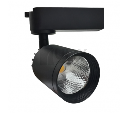 GL 12W SPOT P/ RIEL COB NG L/ BL