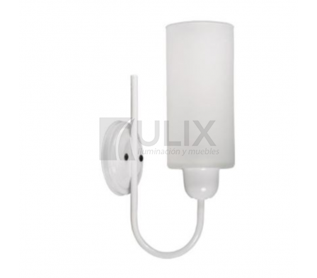 APLIQUE 1L E27 BLANCO CILINDRO