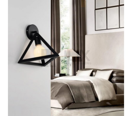 APLIQUE DE 1 LUZ PIRAMIDE LP-BN5326