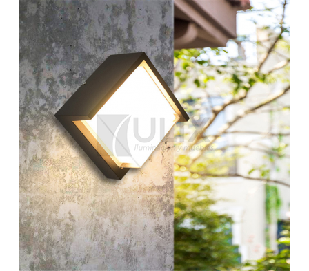 APLIQUE LED. CUAD 12W 3000K NG ECO-843F