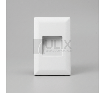 APLIQUE BLANCO LED INTERNO 2W LUZ CALIDA