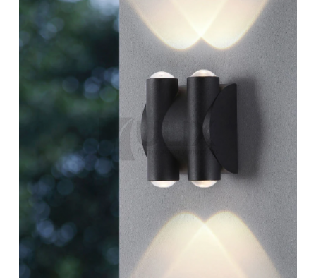 APLIQUE LED TIPO BINOCULAR 4W 3000K 21716NC