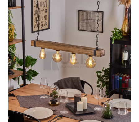 COLGANTE DE 4L LINEAL RUSTICO DE 1MTS GL GAL1701