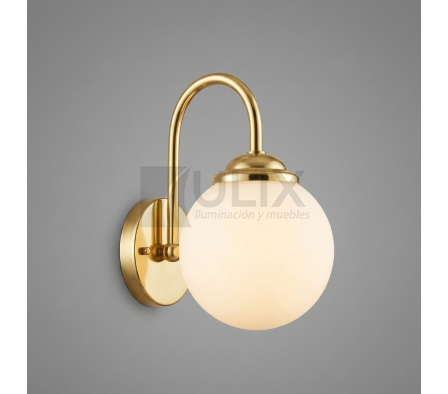 APLIQUE DORADO ESFERA