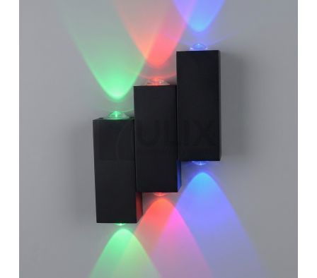 APLIQUE BIDIRECCIONAL ESCALONADO 6W RGB 