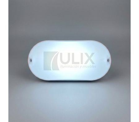 APLIQUE TORTUGA LED 18W BLANCO LUZ FRÍA