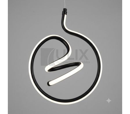 COLGANTE LED NEGRO 21W 3 TONOS