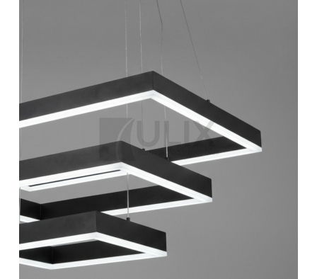 COLGANTE LED TRIPLE RECTÁNGULO MUNICH - 3 TONOS